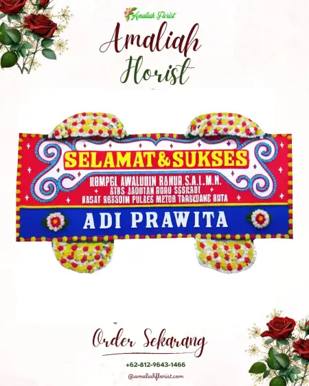 Papan Bunga Ucapan Selamat Pangkalan Banteng